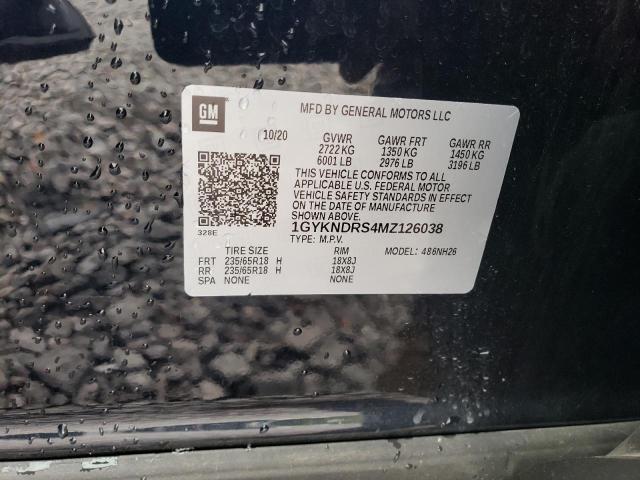 Photo 11 VIN: 1GYKNDRS4MZ126038 - CADILLAC XT5 PREMIU 