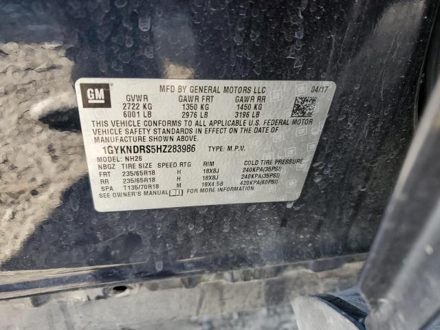 Photo 13 VIN: 1GYKNDRS5HZ283986 - CADILLAC XT5 LUXURY 