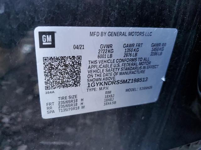 Photo 11 VIN: 1GYKNDRS5MZ198513 - CADILLAC XT5 