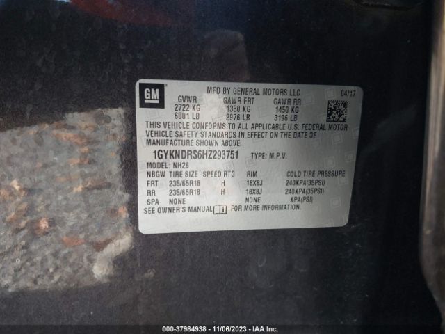 Photo 8 VIN: 1GYKNDRS6HZ293751 - CADILLAC XT5 