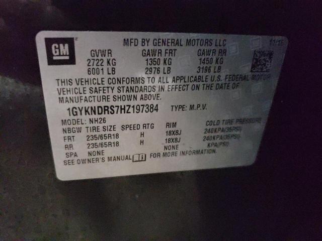 Photo 12 VIN: 1GYKNDRS7HZ197384 - CADILLAC XT5 LUXURY 