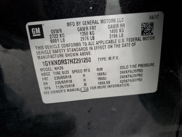 Photo 12 VIN: 1GYKNDRS7HZ291250 - CADILLAC XT5 