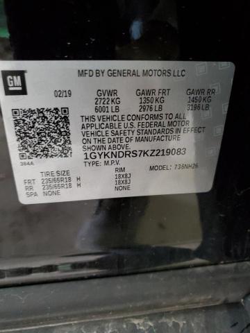 Photo 12 VIN: 1GYKNDRS7KZ219083 - CADILLAC XT5 LUXURY 