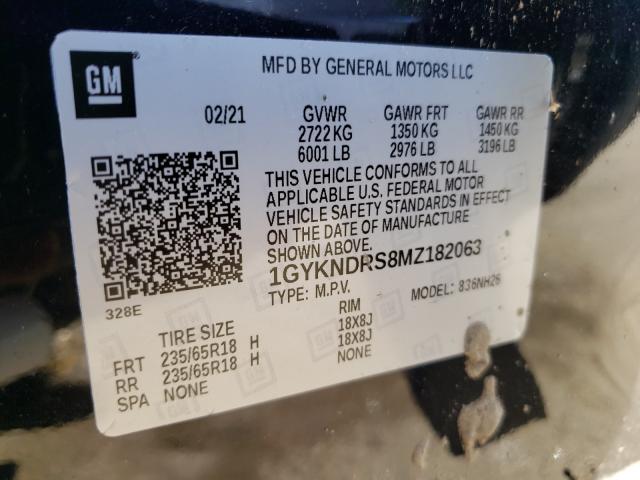 Photo 9 VIN: 1GYKNDRS8MZ182063 - CADILLAC XT5 PREMIU 