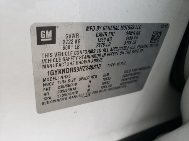 Photo 9 VIN: 1GYKNDRS9HZ246813 - CADILLAC XT5 