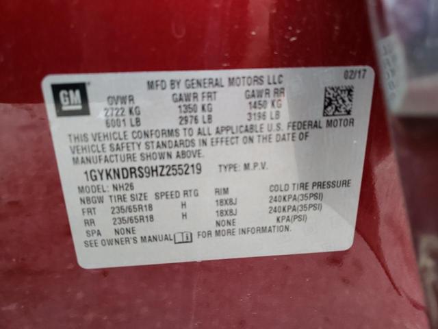 Photo 12 VIN: 1GYKNDRS9HZ255219 - CADILLAC XT5 