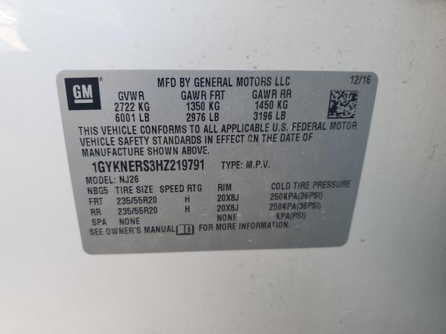 Photo 11 VIN: 1GYKNERS3HZ219791 - CADILLAC XT5 PREMIU 