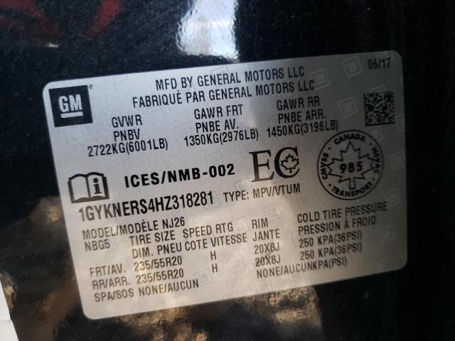 Photo 9 VIN: 1GYKNERS4HZ318281 - CADILLAC XT5 PREMIU 