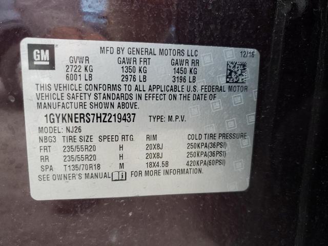 Photo 12 VIN: 1GYKNERS7HZ219437 - CADILLAC XT5 