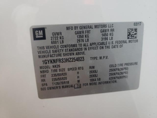 Photo 9 VIN: 1GYKNFRS3HZ254823 - CADILLAC XT5 PLATIN 