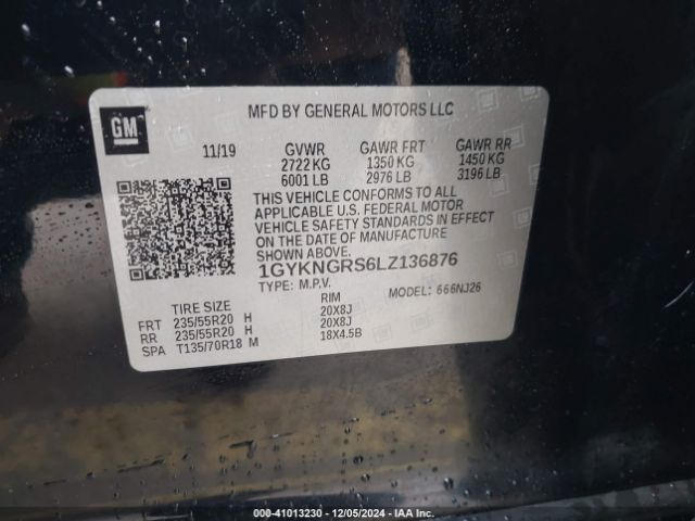 Photo 8 VIN: 1GYKNGRS6LZ136876 - CADILLAC XT5 