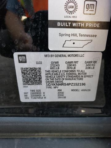 Photo 12 VIN: 1GYKNHRS4PZ152196 - CADILLAC XT5 SPORT 