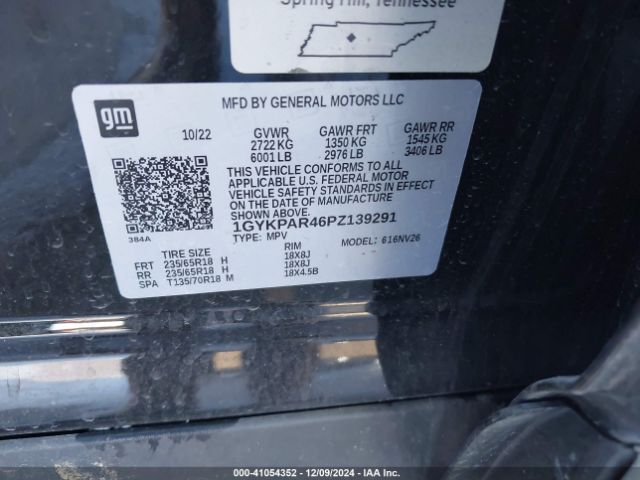 Photo 8 VIN: 1GYKPAR46PZ139291 - CADILLAC XT6 