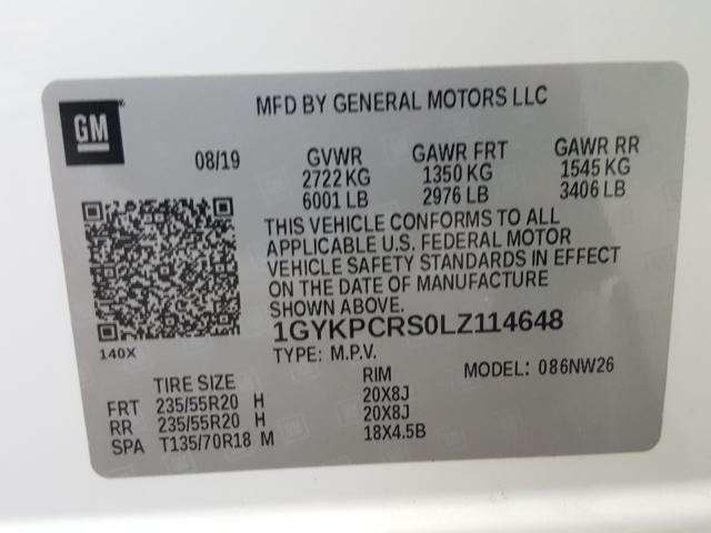 Photo 9 VIN: 1GYKPCRS0LZ114648 - CADILLAC XT6 PREMIU 