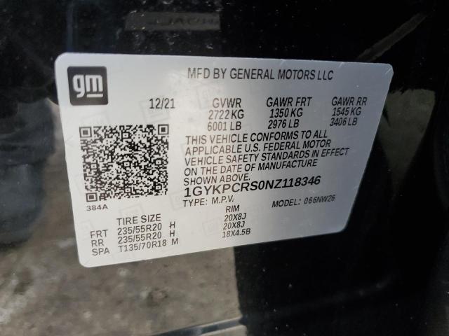 Photo 13 VIN: 1GYKPCRS0NZ118346 - CADILLAC XT6 