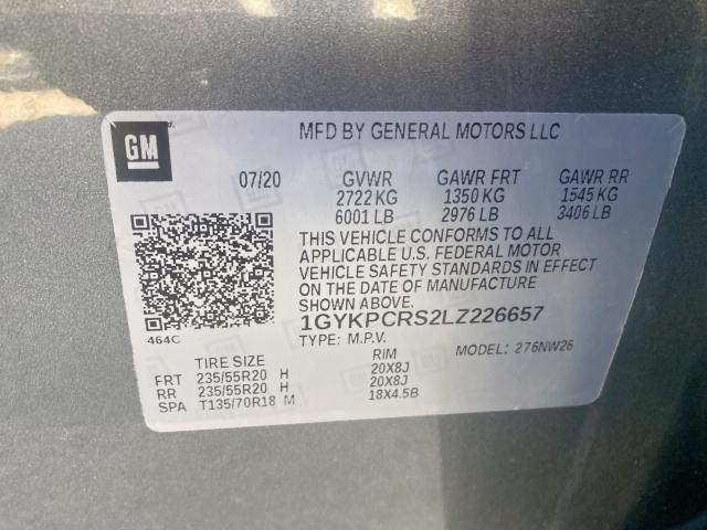 Photo 9 VIN: 1GYKPCRS2LZ226657 - CADILLAC XT6 PREMIU 