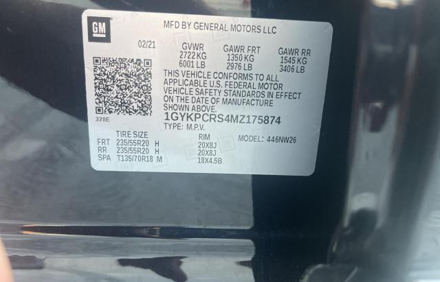 Photo 9 VIN: 1GYKPCRS4MZ175874 - CADILLAC XT6 PREMIU 