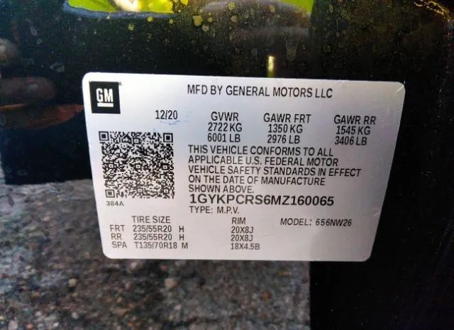 Photo 8 VIN: 1GYKPCRS6MZ160065 - CADILLAC XT6 