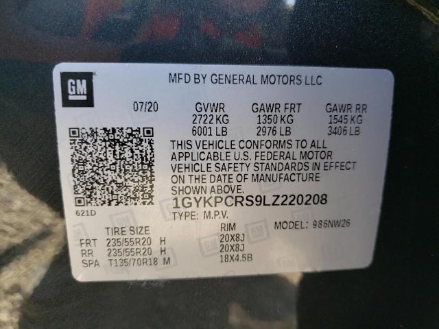 Photo 12 VIN: 1GYKPCRS9LZ220208 - CADILLAC XT6 PREMIU 