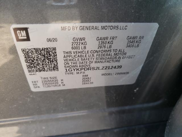 Photo 9 VIN: 1GYKPDRS2LZ212439 - CADILLAC XT6 PREMIU 