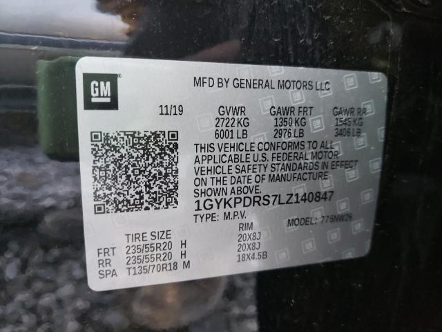 Photo 9 VIN: 1GYKPDRS7LZ140847 - CADILLAC XT6 PREMIU 