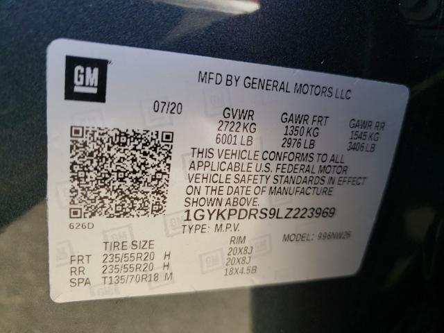 Photo 9 VIN: 1GYKPDRS9LZ223969 - CADILLAC XT6 