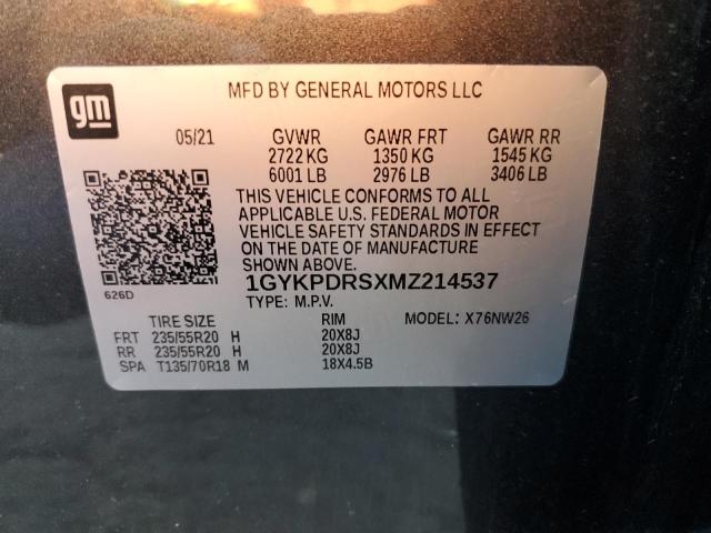 Photo 11 VIN: 1GYKPDRSXMZ214537 - CADILLAC XT6 PREMIU 