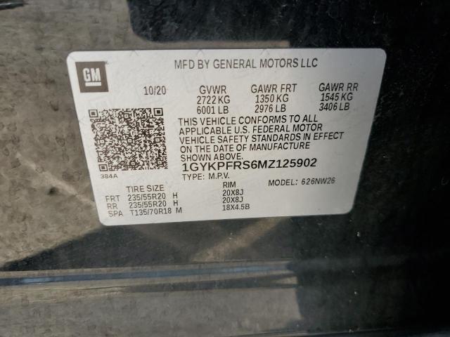 Photo 12 VIN: 1GYKPFRS6MZ125902 - CADILLAC XT6 PLATIN 