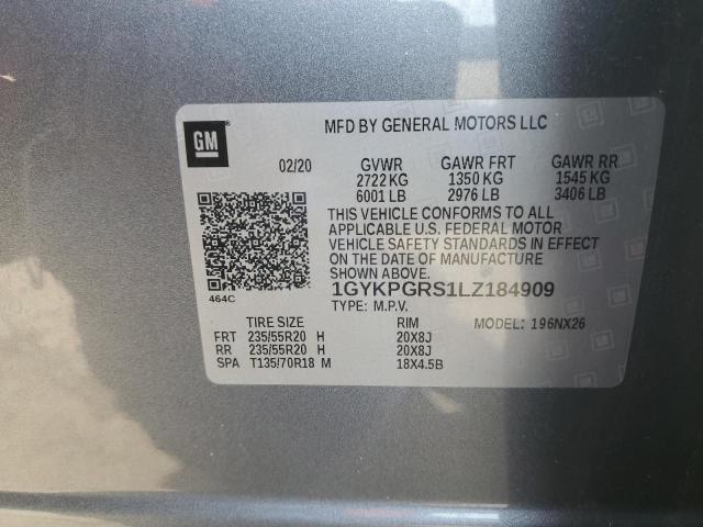 Photo 12 VIN: 1GYKPGRS1LZ184909 - CADILLAC XT6 SPORT 