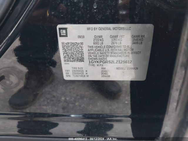 Photo 8 VIN: 1GYKPGRS2LZ125612 - CADILLAC XT6 