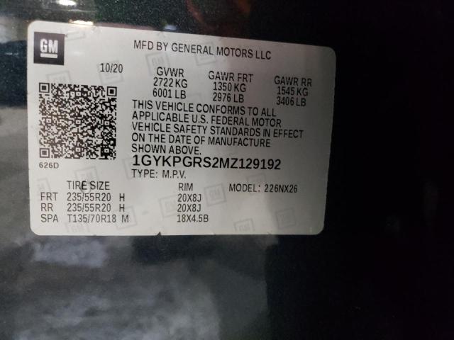 Photo 12 VIN: 1GYKPGRS2MZ129192 - CADILLAC XT6 SPORT 