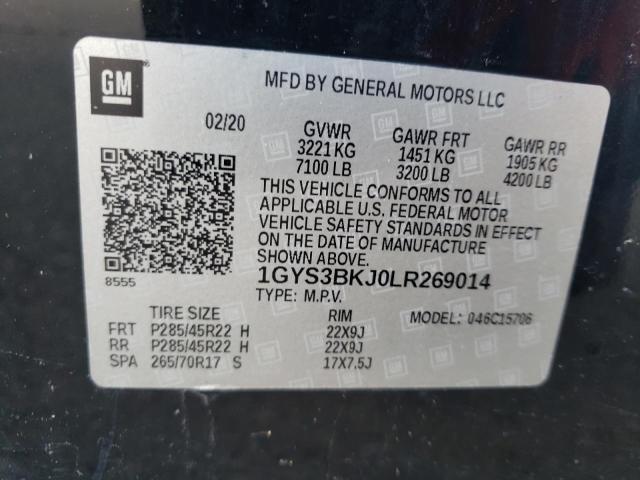 Photo 11 VIN: 1GYS3BKJ0LR269014 - CADILLAC ESCALADE L 