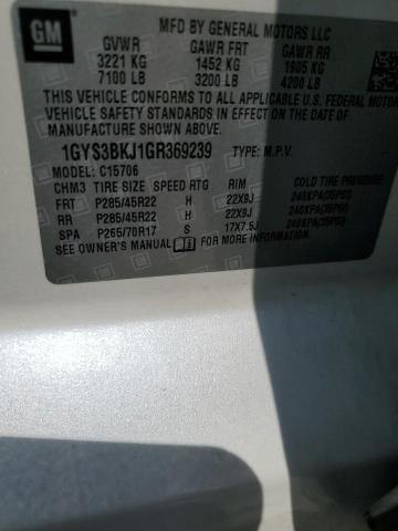 Photo 12 VIN: 1GYS3BKJ1GR369239 - CADILLAC ESCALADE L 