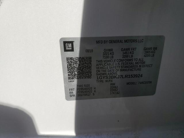 Photo 9 VIN: 1GYS3BKJ7LR153924 - CADILLAC ESCALADE L 