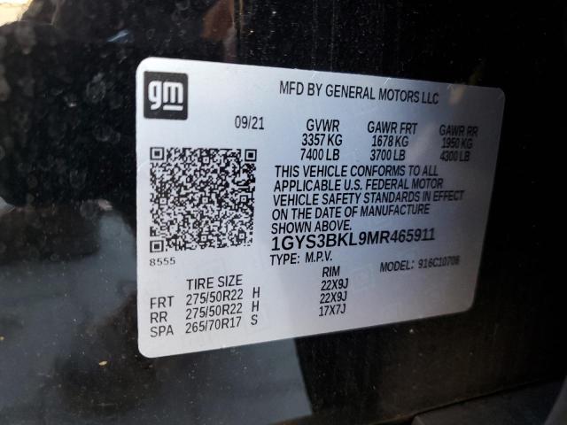 Photo 13 VIN: 1GYS3BKL9MR465911 - CADILLAC ESCALADE P 