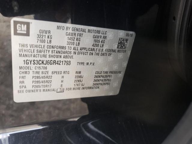 Photo 11 VIN: 1GYS3CKJ6GR421793 - CADILLAC ESCALADE 