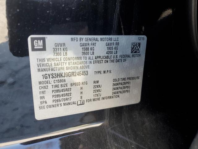 Photo 12 VIN: 1GYS3HKJ9GR246453 - CADILLAC ESCALADE E 