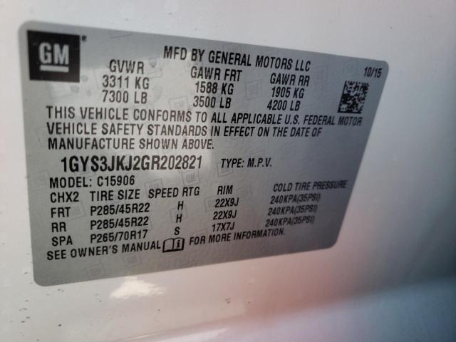 Photo 9 VIN: 1GYS3JKJ2GR202821 - CADILLAC ESCALADE ESV 