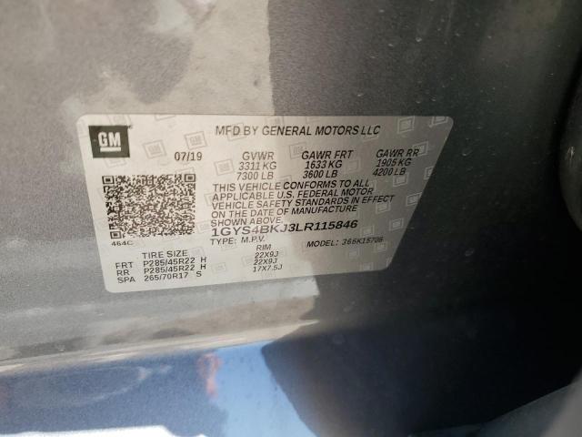 Photo 12 VIN: 1GYS4BKJ3LR115846 - CADILLAC ESCALADE L 