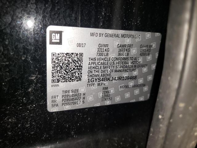 Photo 12 VIN: 1GYS4BKJ4JR109468 - CADILLAC ESCALADE 