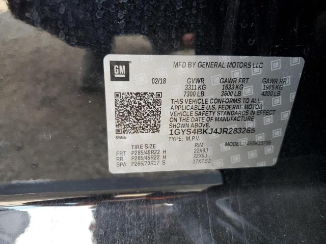 Photo 11 VIN: 1GYS4BKJ4JR283265 - CADILLAC ESCALADE L 