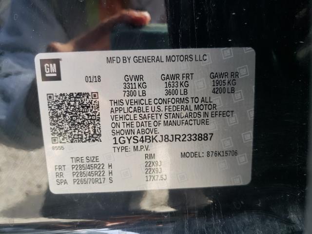 Photo 9 VIN: 1GYS4BKJ8JR233887 - CADILLAC ESCALADE L 