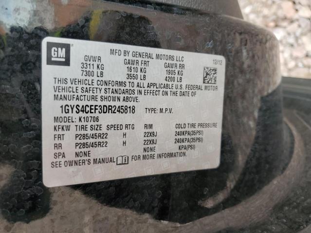 Photo 12 VIN: 1GYS4CEF3DR245818 - CADILLAC ESCALADE 