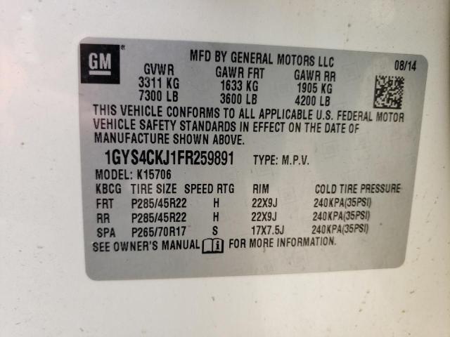 Photo 13 VIN: 1GYS4CKJ1FR259891 - CADILLAC ESCALADE P 