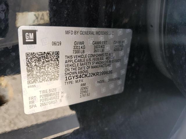 Photo 13 VIN: 1GYS4CKJ2KR399636 - CADILLAC ESCALADE P 