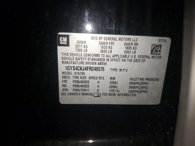 Photo 13 VIN: 1GYS4CKJ4FR248576 - CADILLAC ESCALADE P 