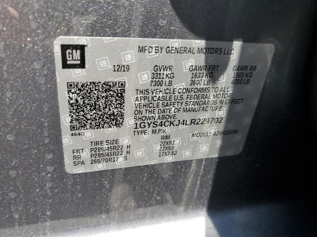 Photo 12 VIN: 1GYS4CKJ4LR229702 - CADILLAC ESCALADE P 