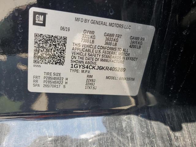 Photo 13 VIN: 1GYS4CKJ6KR405289 - CADILLAC ESCALADE 