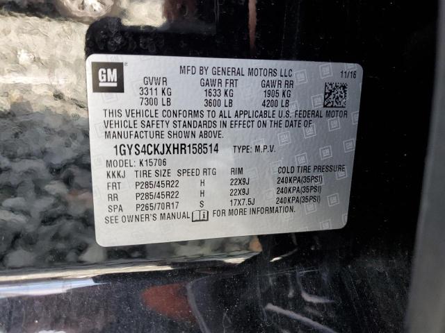 Photo 12 VIN: 1GYS4CKJXHR158514 - CADILLAC ESCALADE P 