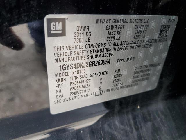 Photo 12 VIN: 1GYS4DKJ2GR269854 - CADILLAC ESCALADE P 